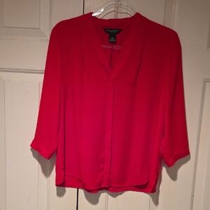 Investments Vibrant Red Women's Blouse